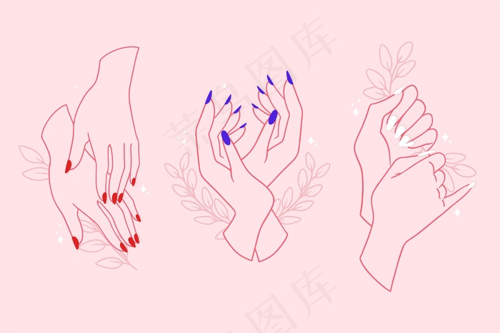 美甲手部系列