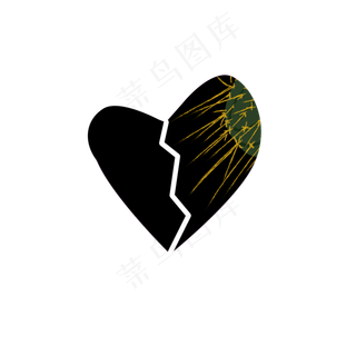 心碎扎心卡通png