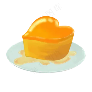 爱心甜点小蛋糕