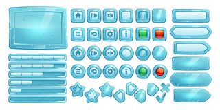 ui游戏的冰按钮