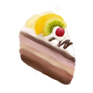 购物节写实手绘蛋糕免费下载