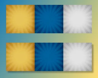 三种颜色的Sunburst背景