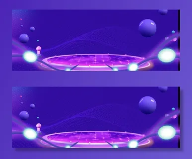 双十一狂欢炫酷舞台banner