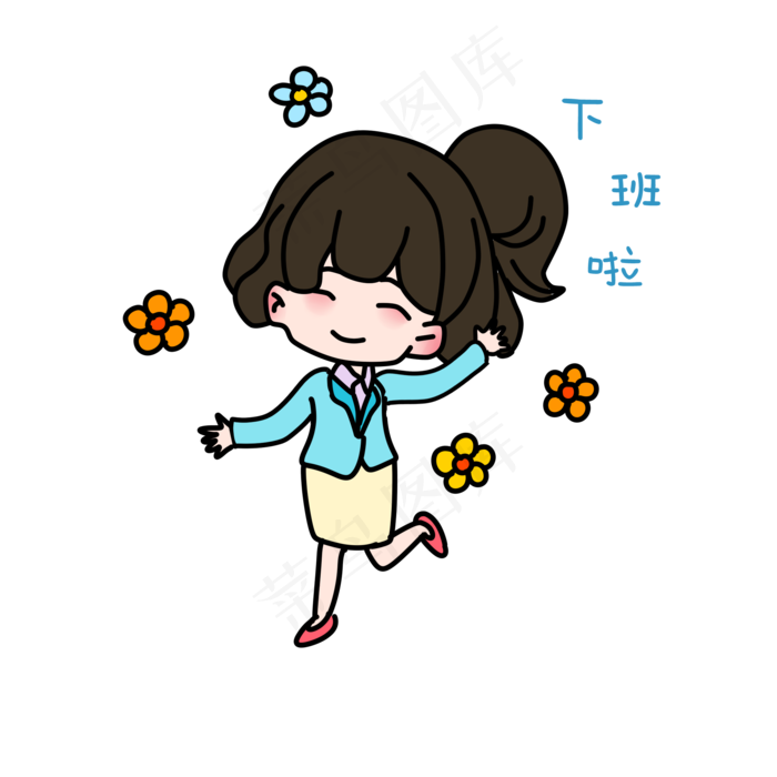 教师节卡通主题表情包(2000X2000(DPI:300))psd模版下载