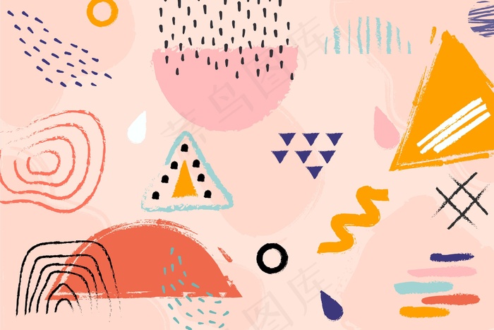 抽象粉彩背景概念