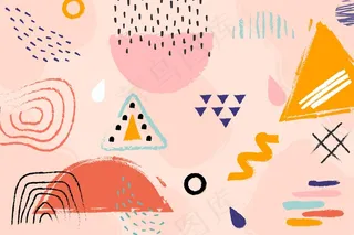 抽象粉彩背景概念