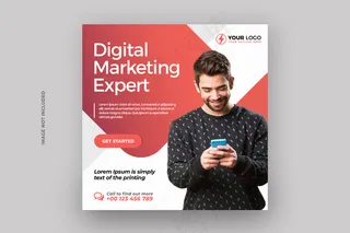 数字商务营销社交媒体帖子