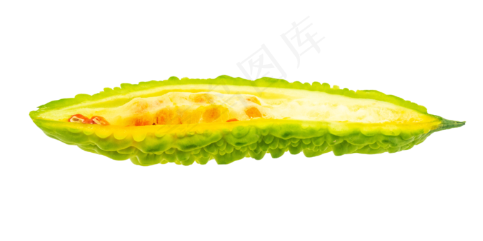 美食食材半个苦瓜