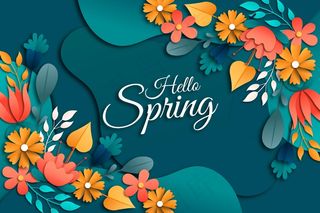 真实的春天背景