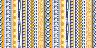 部落民族图案无缝条纹符号