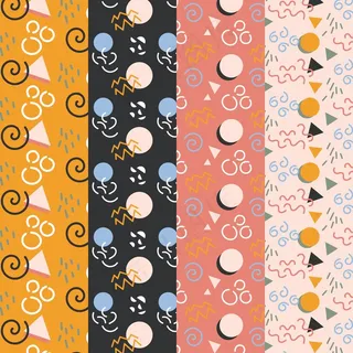 孟菲斯图案系列