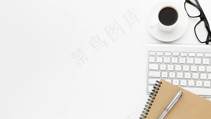 带复制空间的俯视图项目框