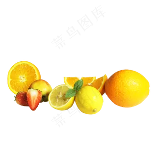 鲜艳夏日水果组合