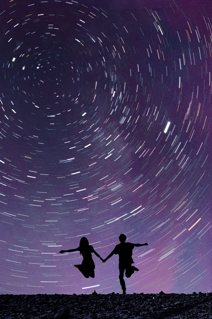 梦幻星轨七夕情人节海报