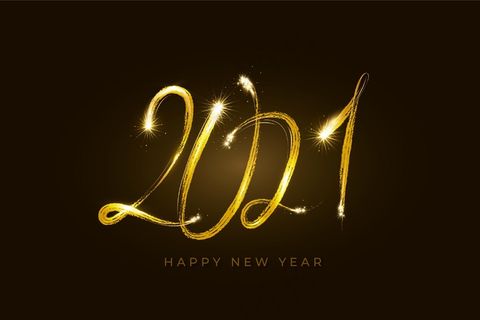 烟花2021年新年背景