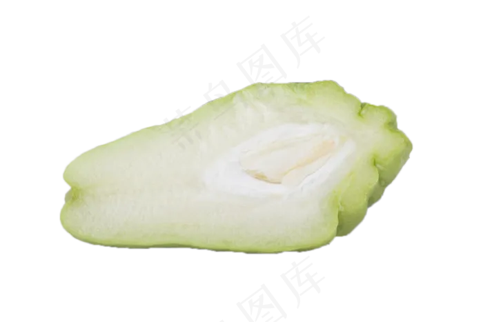 一个切开的美味佛手瓜(2000X1333(DPI:240))psd模版下载