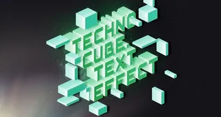 3D立体字特效随意替换文字