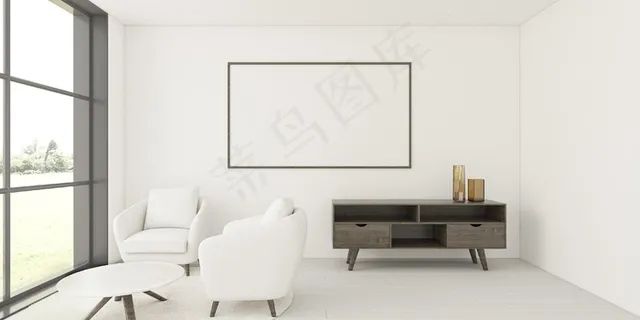 简约的内饰，优雅的框架和扶手椅
