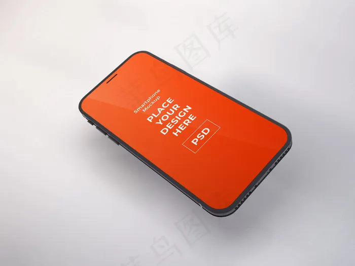 逼真的智能手机模型样机psd模版下载