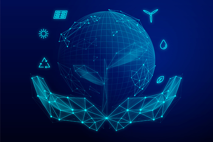 技术生态观eps,ai矢量模版下载