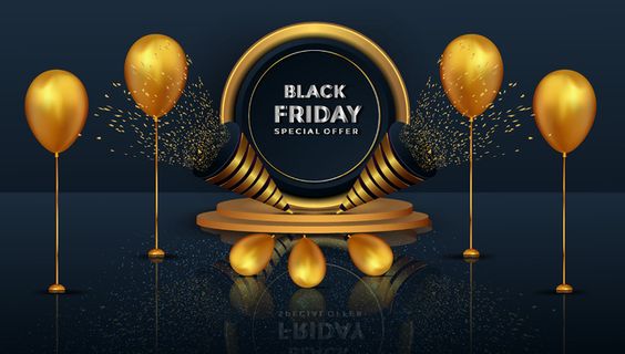 黑色星期五特别优惠,带金色领奖台 黑色星期五特别优惠,带金色领奖台