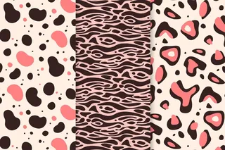 动物印花图案收集包