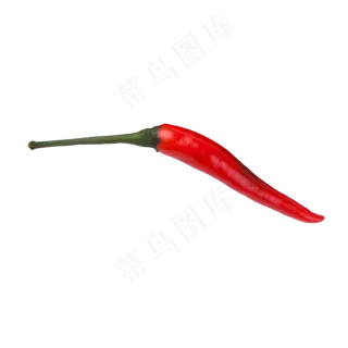 红色创意质感辣椒元素