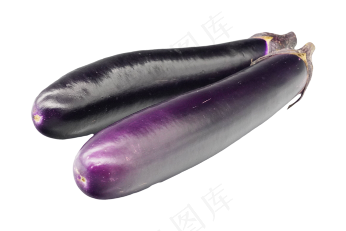 紫色长茄子蔬菜(3000*2000px 300 dpi )