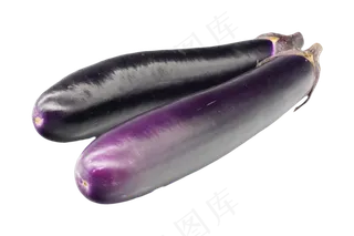 紫色长茄子蔬菜