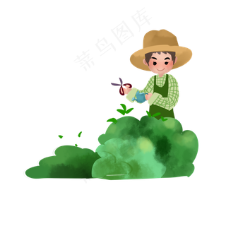 教师节辛勤园丁可爱卡通人物