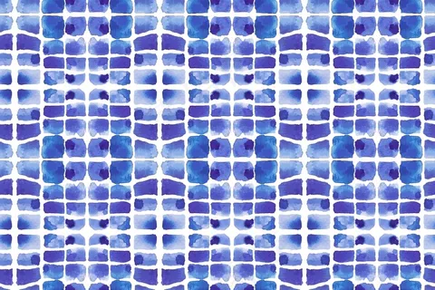 水彩shibori图案织物