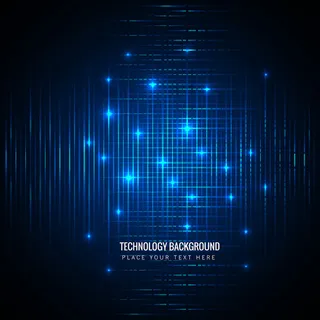 闪亮的蓝色科技背景