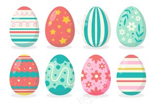 手绘复活节彩蛋套装