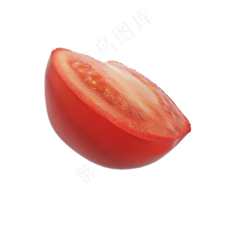 仿真柿子果肉png图