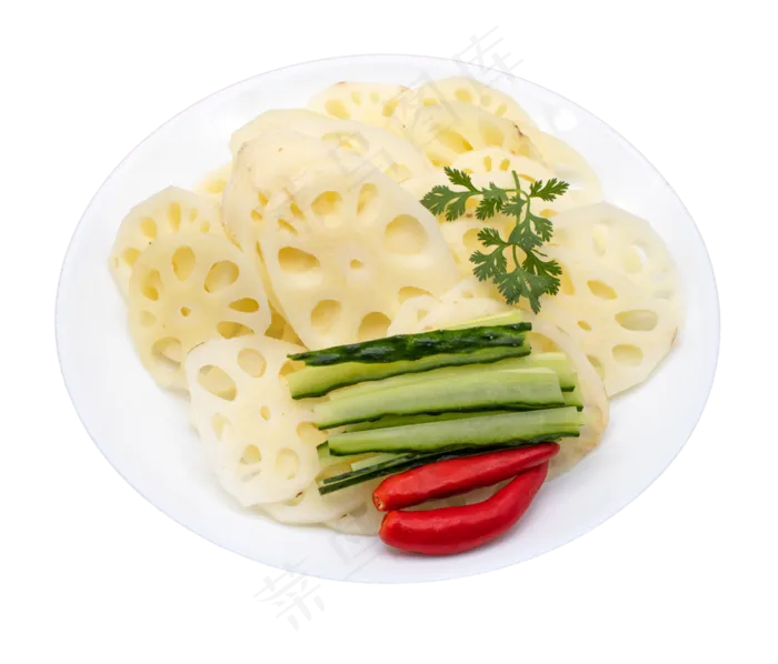莲藕凉拌菜品(4800*4100px 300 dpi )