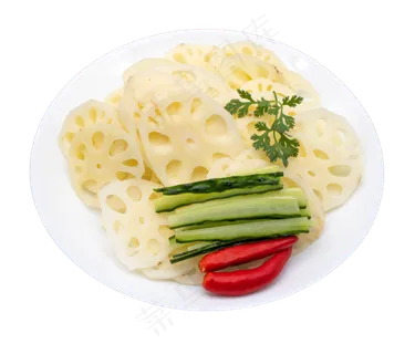 莲藕凉拌菜品 莲藕凉拌菜品