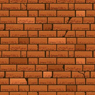 红砖墙无缝背景。