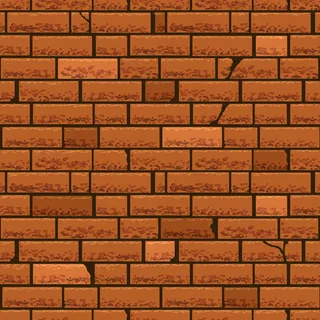 红砖墙无缝背景。