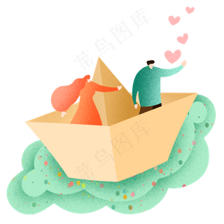 七夕节小纸船