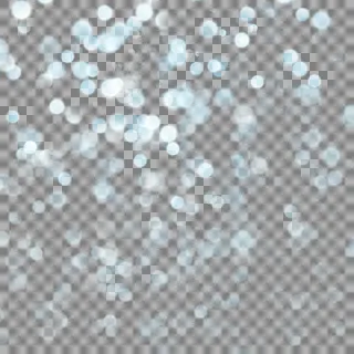 透明背景上抽象的蓝色圆形浮雕。