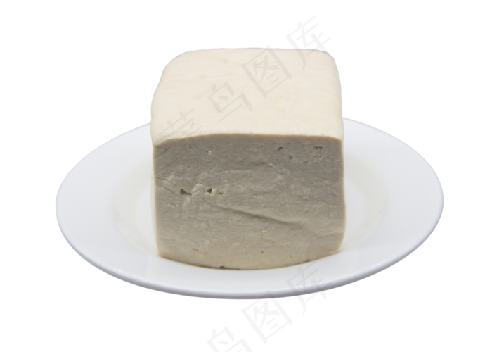 一块白色豆腐