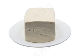 一块白色豆腐
