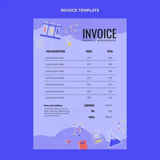 平面设计科学发票