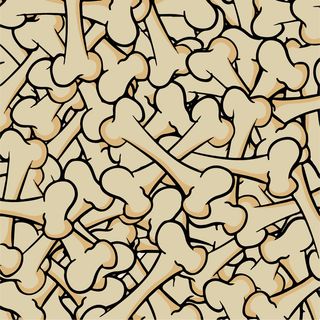 交叉骨头图案背景矢量图