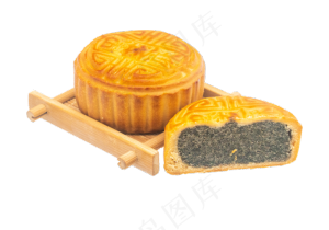 黑芝麻月饼