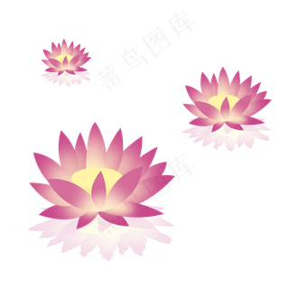 中元节鬼节莲花灯矢量