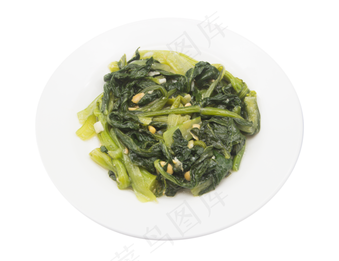 圆形盘子凉拌蔬菜