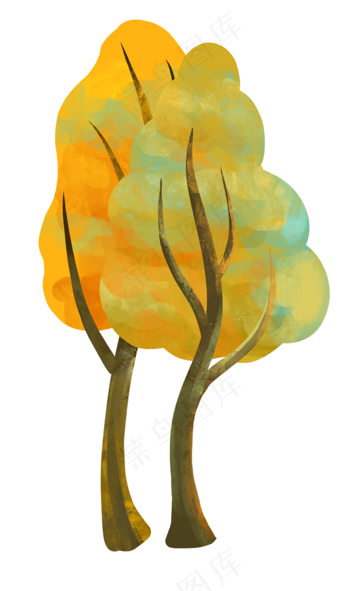 秋天秋色秋景树木树林(3024X4969(DPI:300))psd模版下载