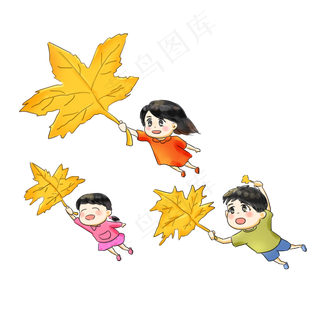 二十四节气之秋分卡通手绘Q版收