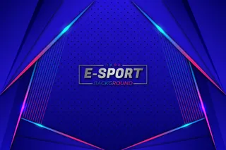 电子竞技背景蓝色风格
